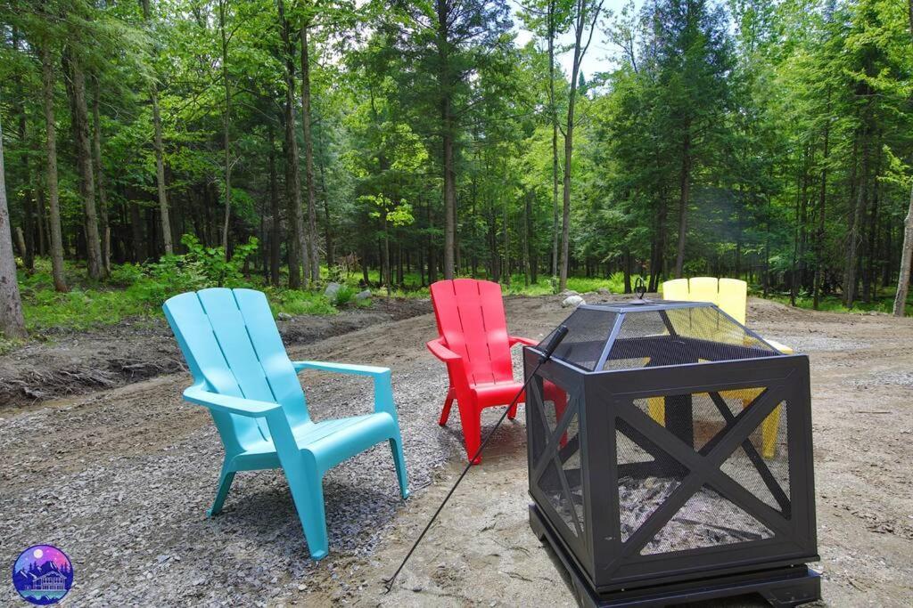 Chalet Deschamps- Spa- Chien Accepte- Nature- Estrie Mansonville Eksteriør bilde